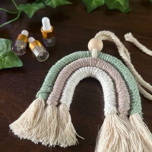 Macramé, essential oil diffuser